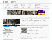 Tablet Screenshot of inrometoday.it